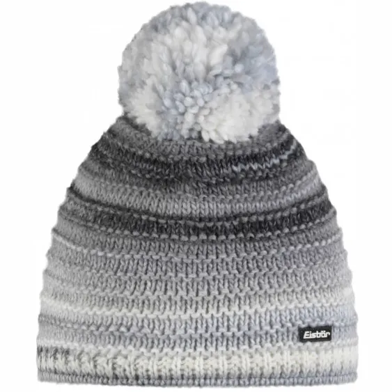 EISBÄR Mikata Pompon - Muts maat One Size, grijs