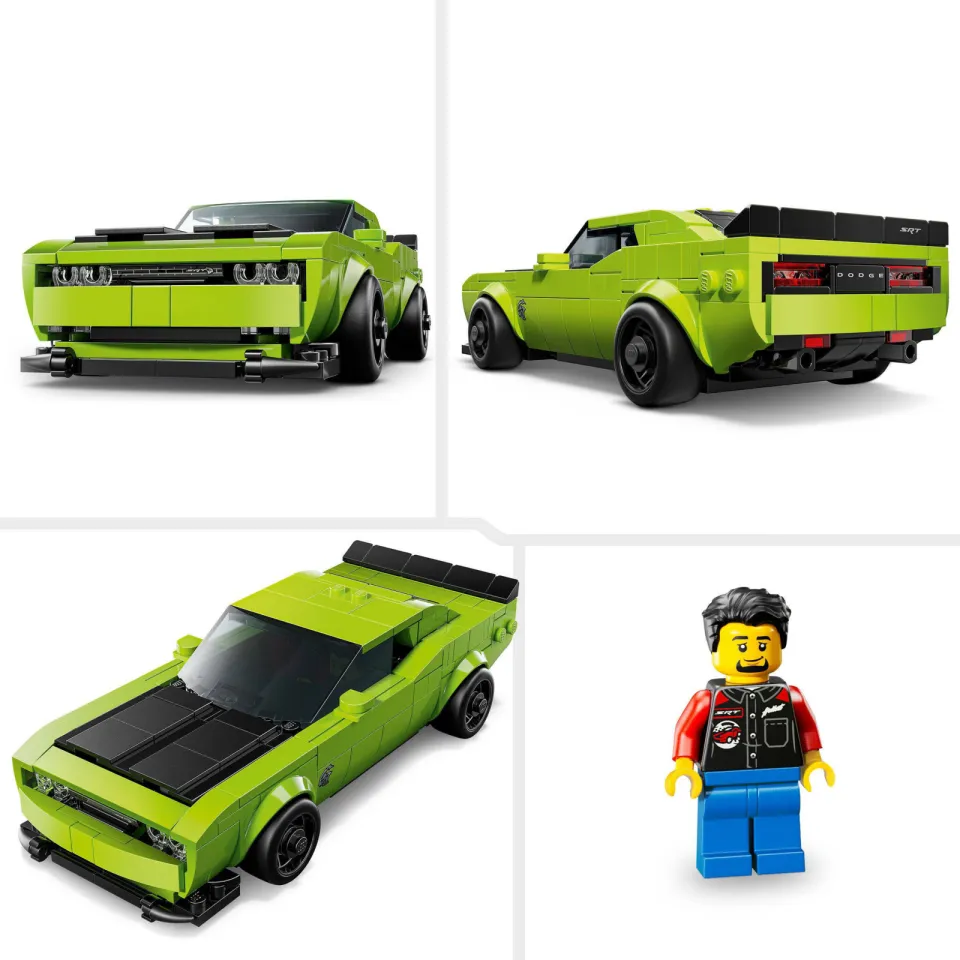 Lego Speed Champions Dodge Challenger SRT Hellcat sportauto 77237, foto 6