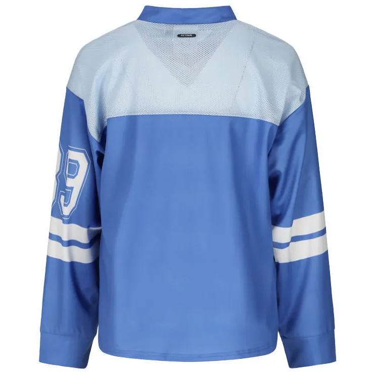 Retour Jeans oversized longsleeve met print blauw, foto 6