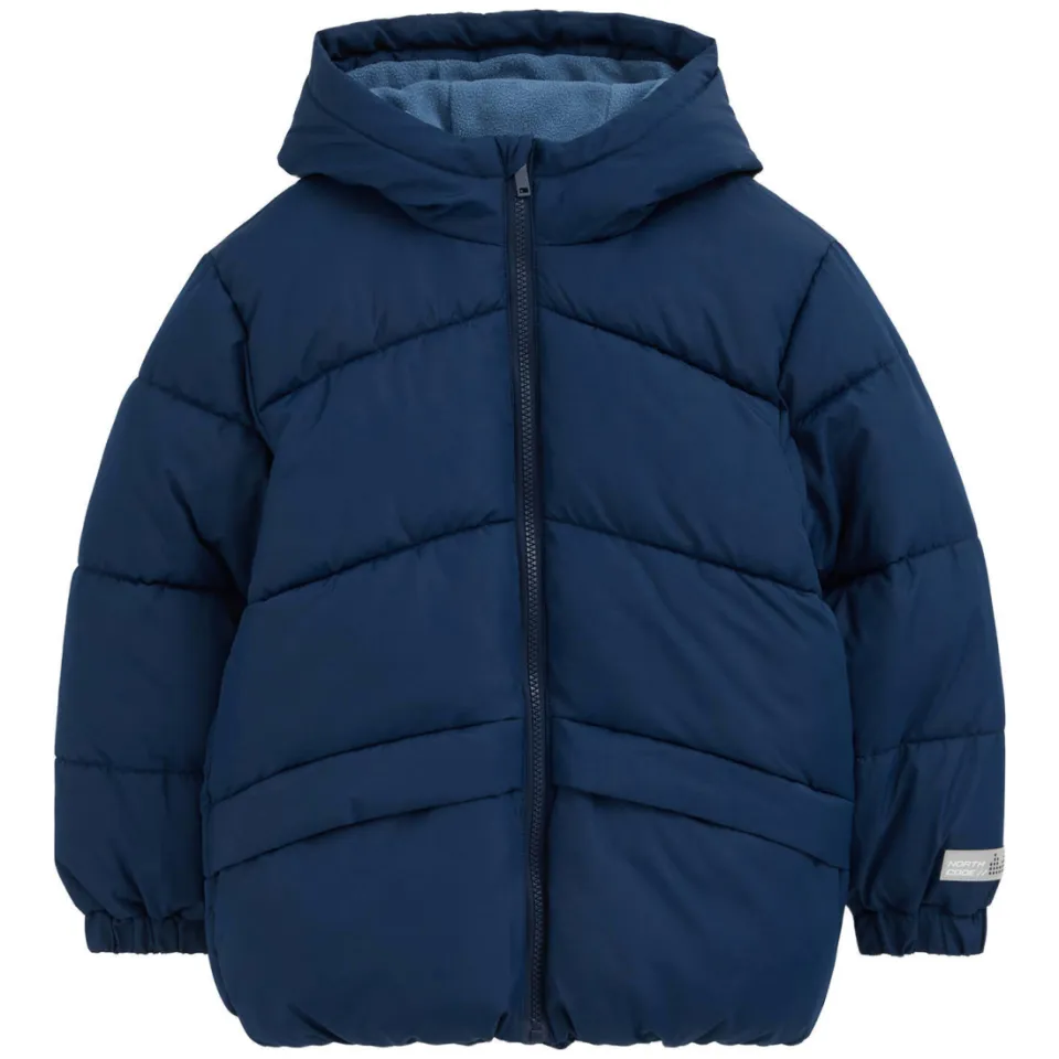 WE Fashion winterjas donkerblauw, foto 2