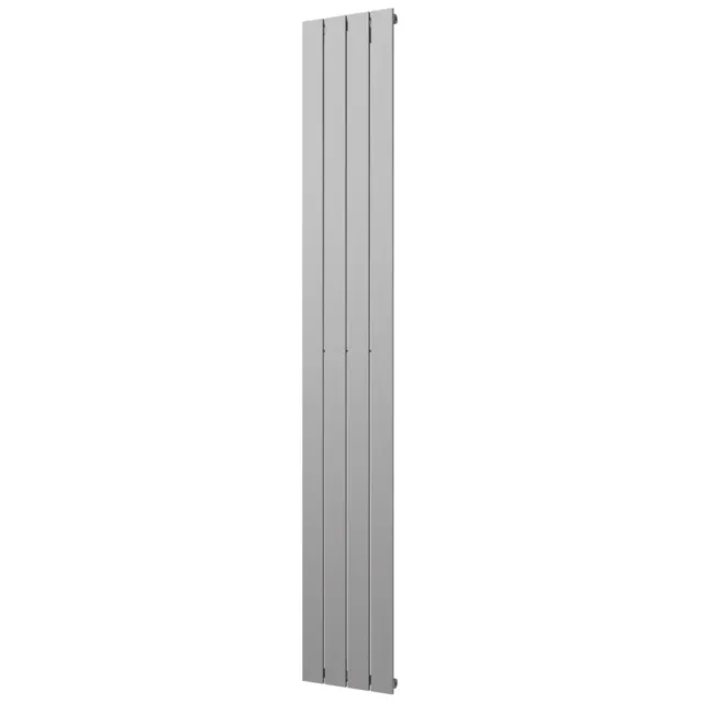 Plieger Designradiator Plieger Cavallino Retto Enkel 666 Watt Middenaansluiting 200x29,8 cm Pearl Grey