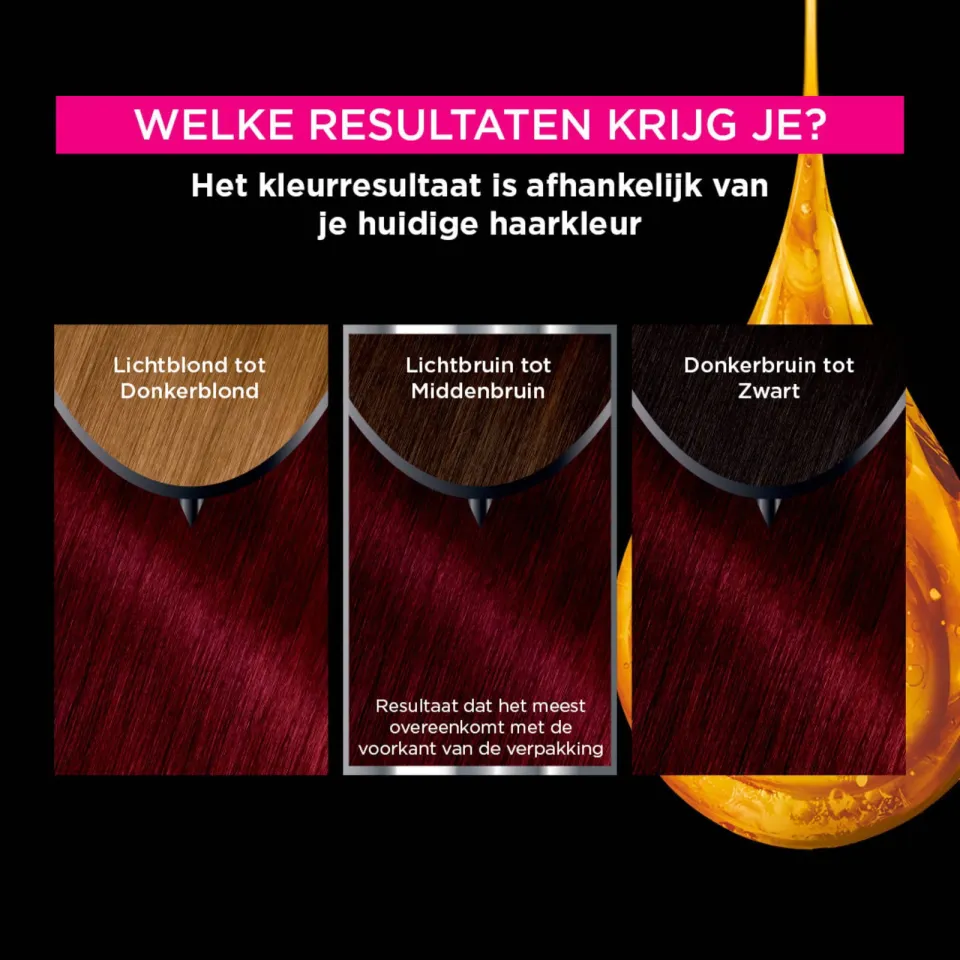 Garnier Olia 4.62 donker granaat rood haarkleuring, foto 4