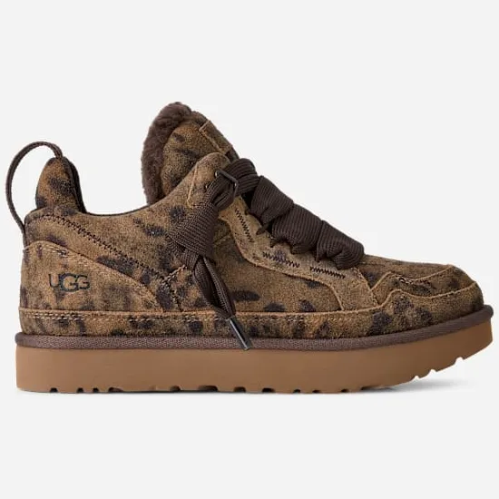 Ugg Lowmel Spotted-sneaker in Brown, Polyester/Wol/Canvas Bruin