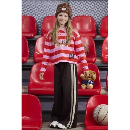 Z8 Nourayn wide leg broek donkerbruin, foto 4