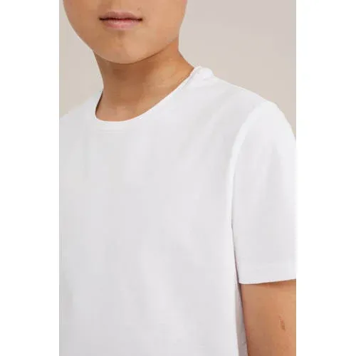 WE Fashion basic T-shirt wit, foto 4