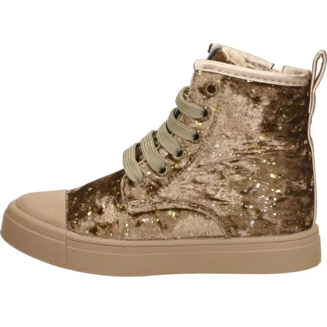 Shoesme Veterschoen Hoog goudkleur, foto 2
