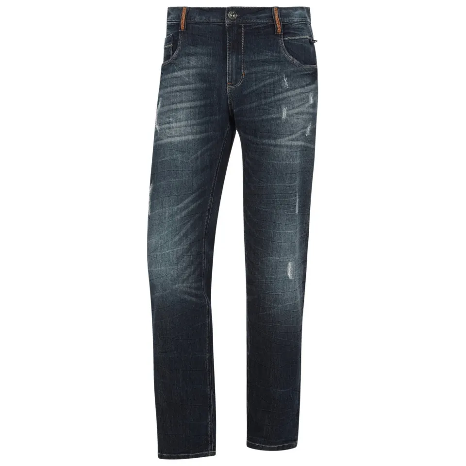 Jan Vanderstorm +FIT Collectie loose fit jeans JURIEN Plus donkerblauw, foto 3
