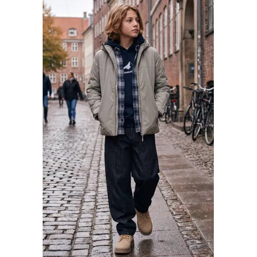 Jack & Jones winterjas lichtgroen, foto 3