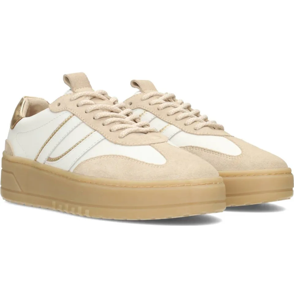Poelman Anemone leren sneakers beige/ecru, foto 5