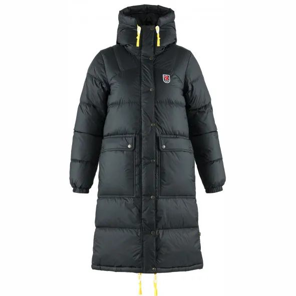 Fjällräven Expedition Long Down Parka lange donsjas zwart