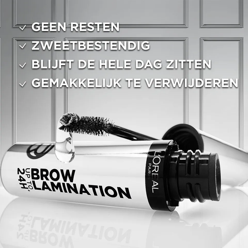 L'oréal Paris Brow Lamination wenkbrauwgel transparant, foto 6