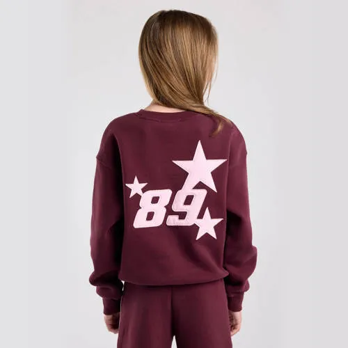 America Today sweater met backprint - donkerrood, foto 6