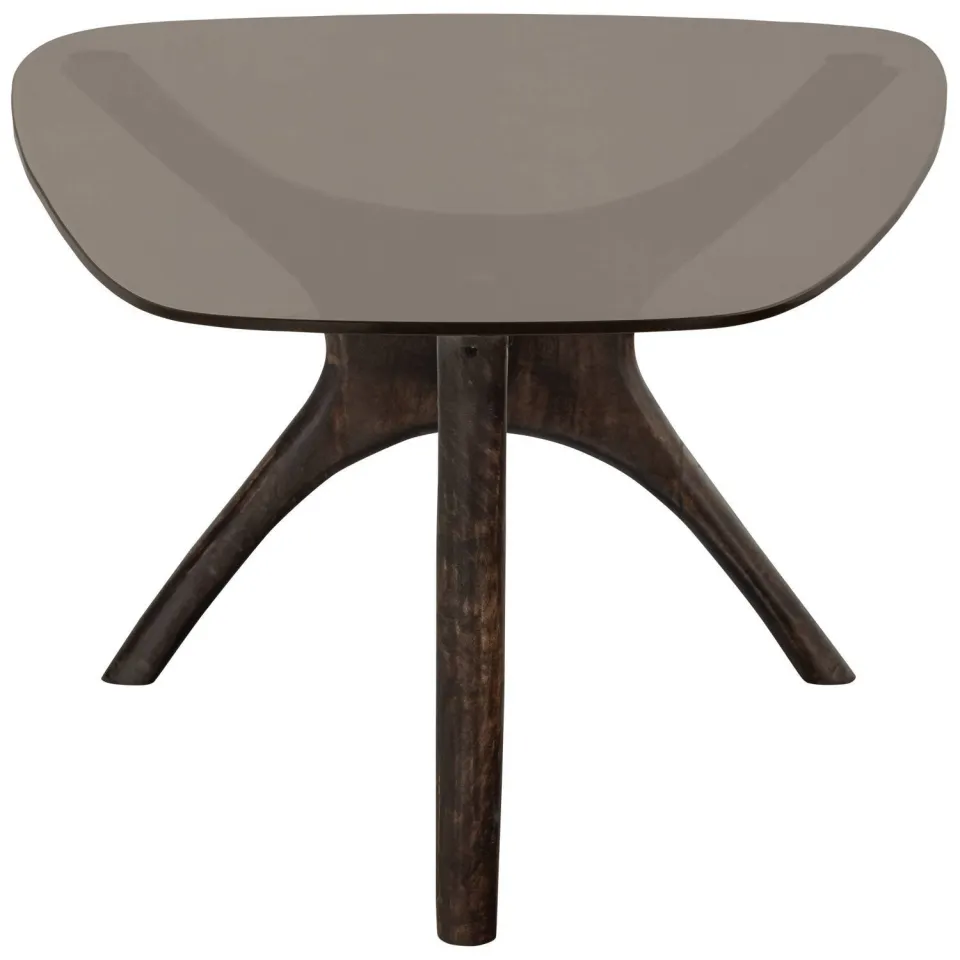 WOOOD Flash Salontafel - Glas/Hout - Walnoot - 42x110x60, foto 3