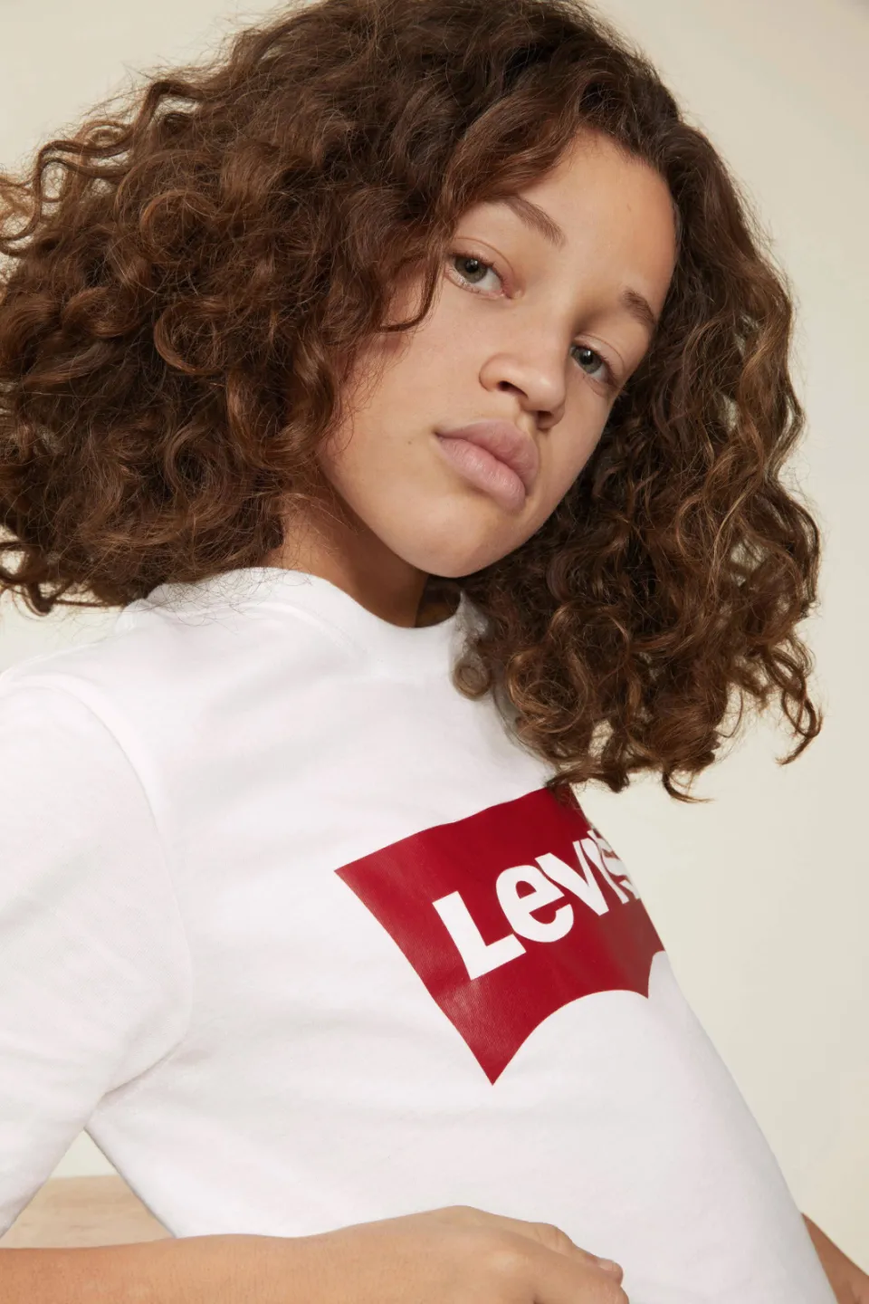 Levi's Kids Batwing T-shirt korte mouw wit, foto 8