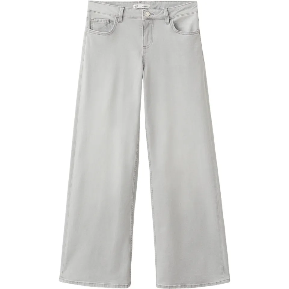Mango TEEN wide leg jeans - grijs, foto 2