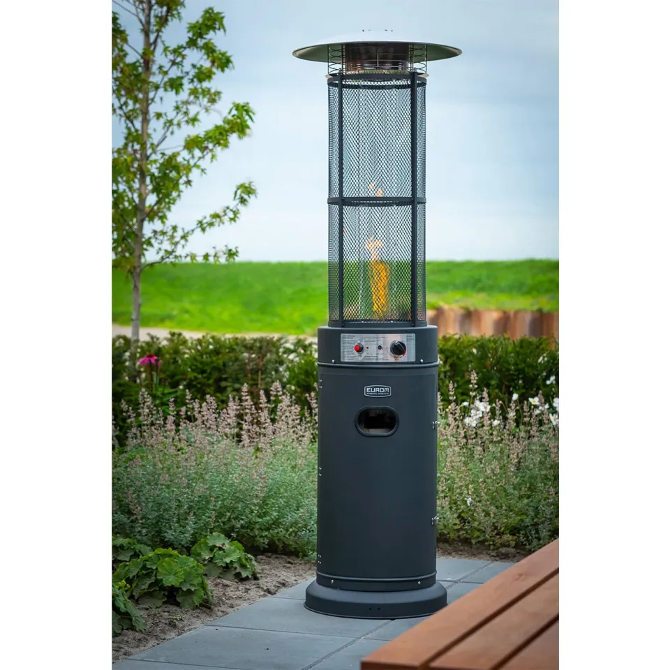 Eurom flameheater Round 11000 zwart, foto 2