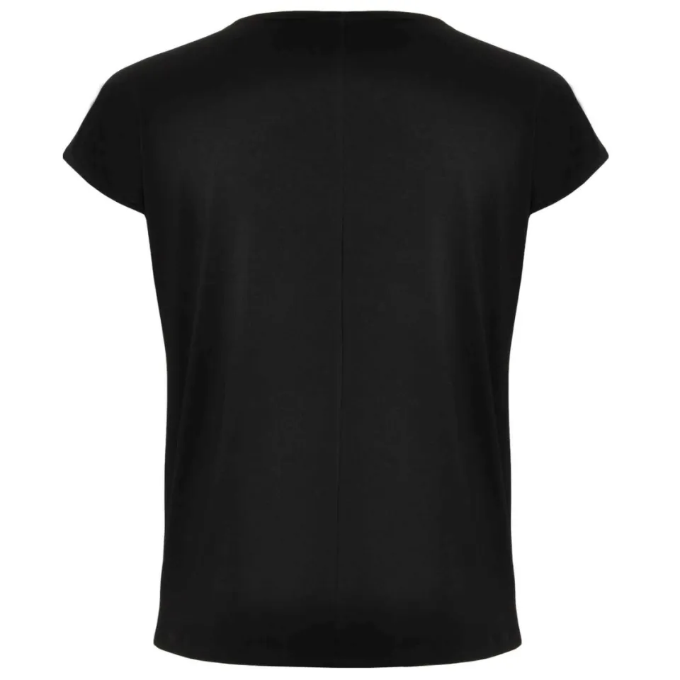 Yoek T-shirt kapmouwen zwart, foto 5