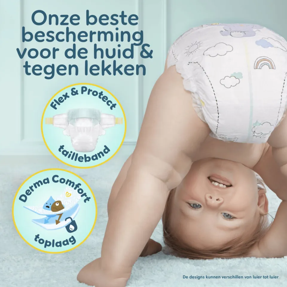 Pampers Premium Protection Maat 4 maandbox - 174 luiers - 9kg-14kg, foto 3