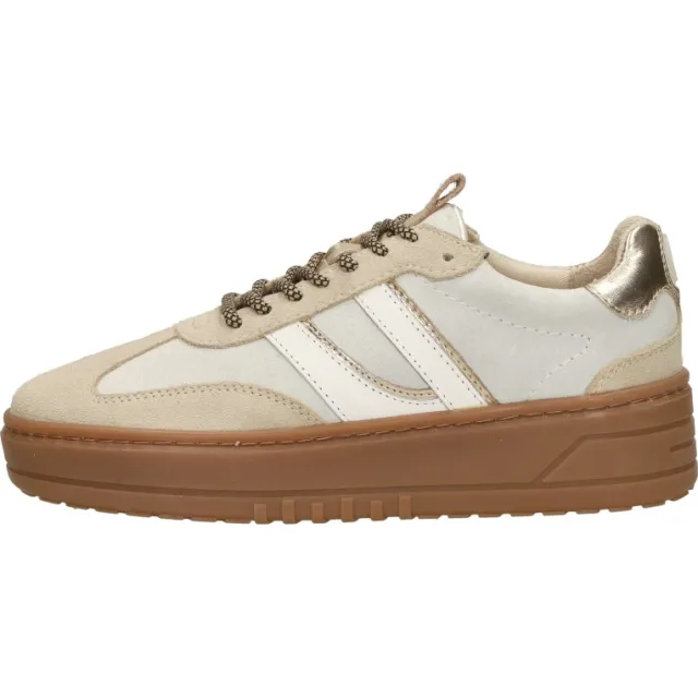 Sub55 lage veterschoenen beige, foto 2