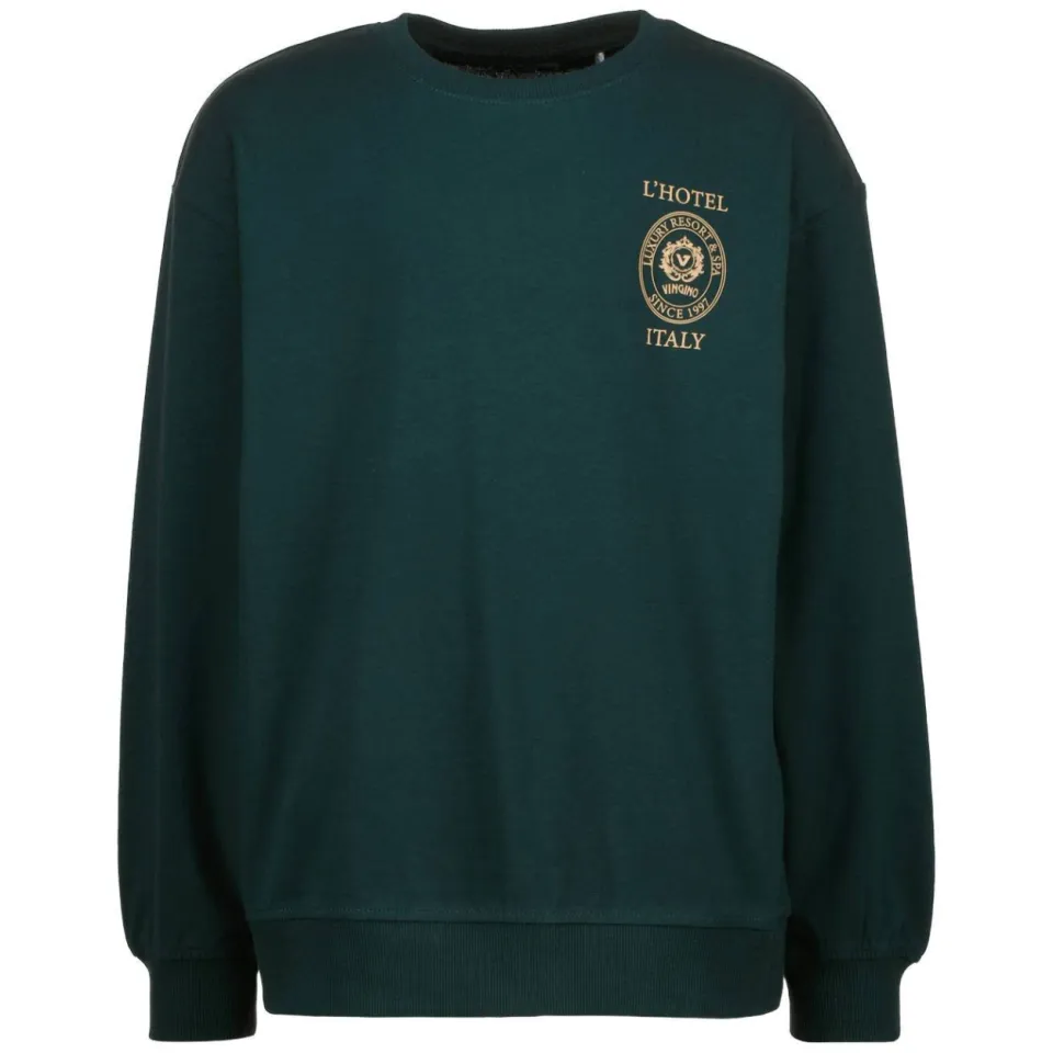 Vingino pyjama met backprint scarab green, foto 2