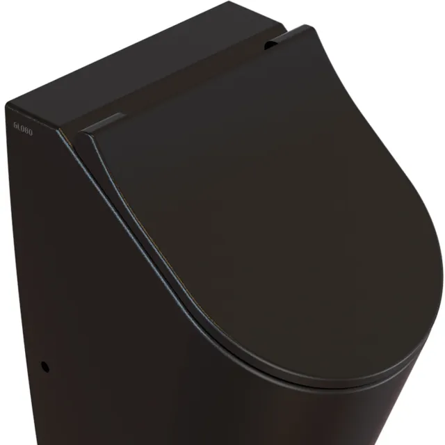 Globo Forty3 urinoirdeksel softclose mat zwart