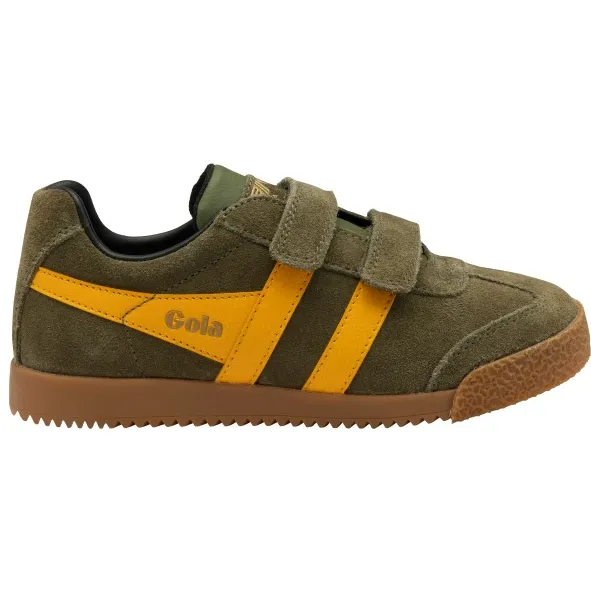Gola Kid's Harrier VC - Sneakers, bruin/olijfgroen