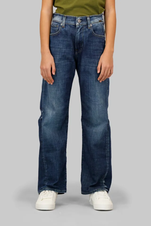 G-Star high waist loose fit jeans dark blue denim DARK USED