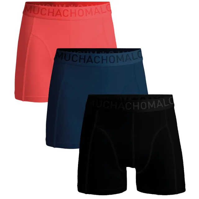 Muchachomalo Heren 3-pack Boxershorts Microfiber Veelkleurig