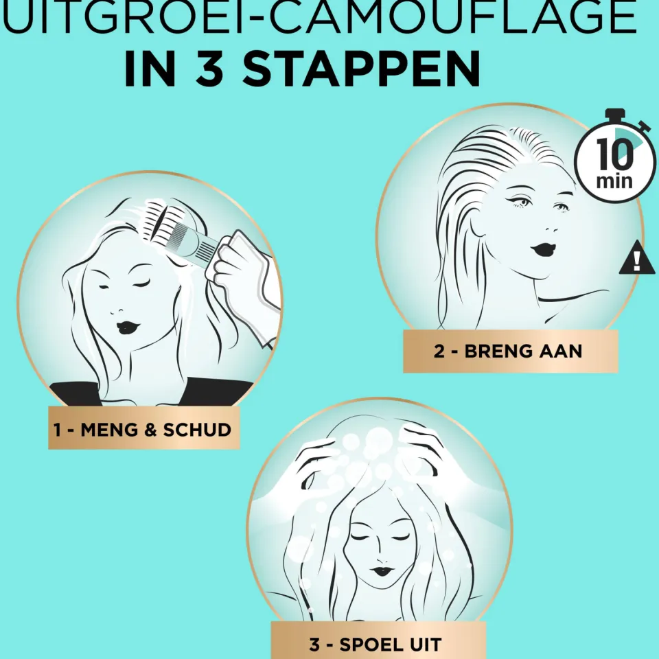 L'oréal Magic Retouch Permanent uitgroeiverf 6 donkerblond, foto 3