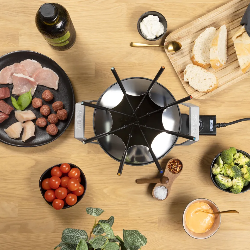 Princess Fondue Premium 173100 fonduepan zwart, foto 3