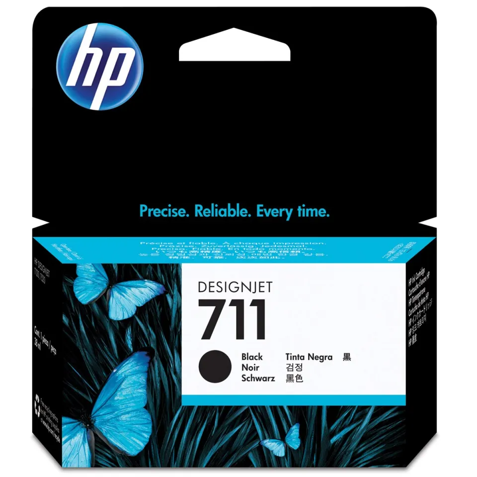 HP Nr.711 CZ129A Inktcartridge Zwart, foto 3