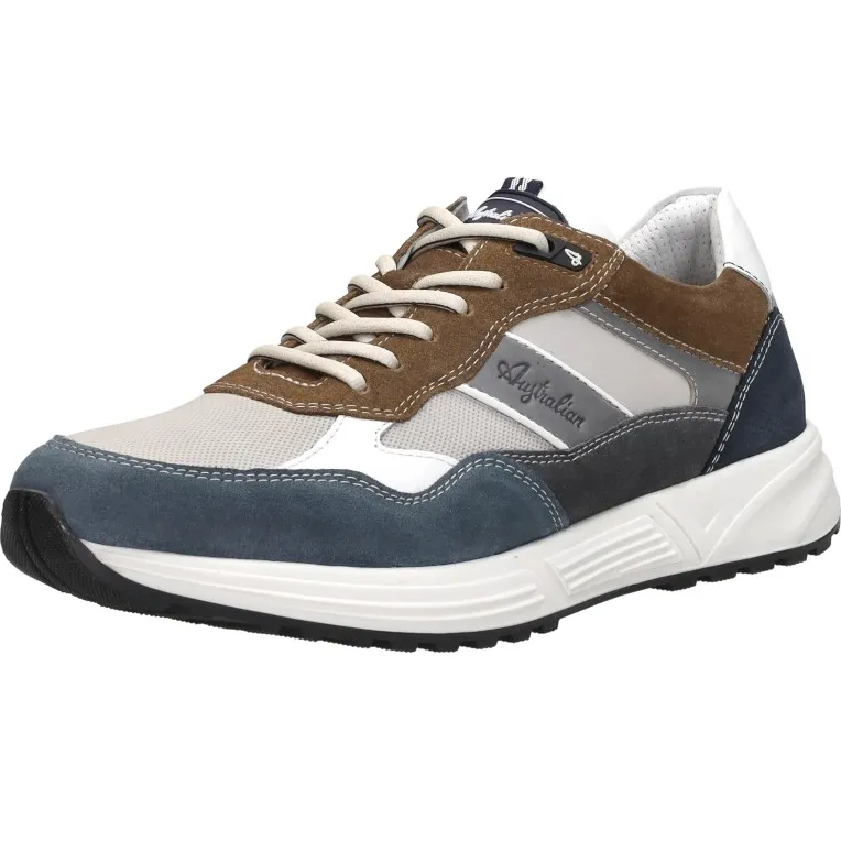 Australian Grants Flexmove lage sneaker blauw, foto 3