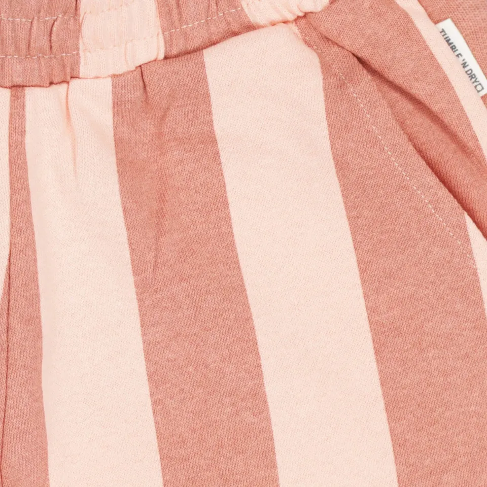 Tumble 'n Dry gestreepte sweatshort zalm, foto 5