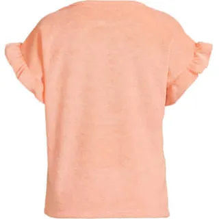 Orange Stars T-shirt perzik effen, foto 2