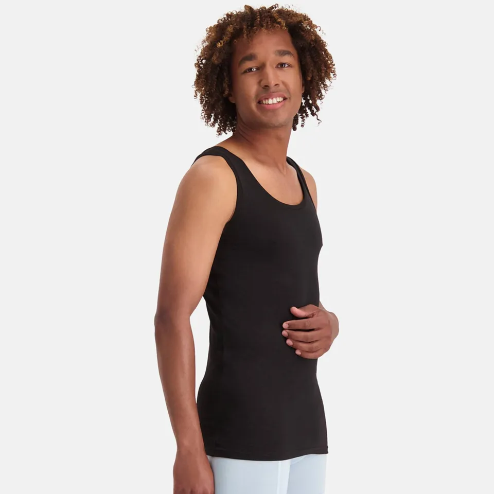 Bamboo Basics Stef singlet zwart, foto 3