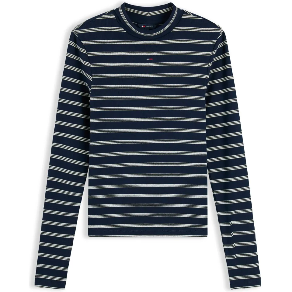 Tommy Jeans gestreepte top - donkerblauw/wit, foto 2