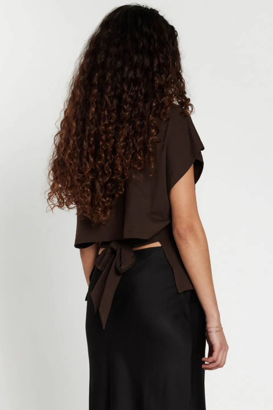 Bruuns Bazaar Alnusbbverena blouse donkerbruin, foto 4