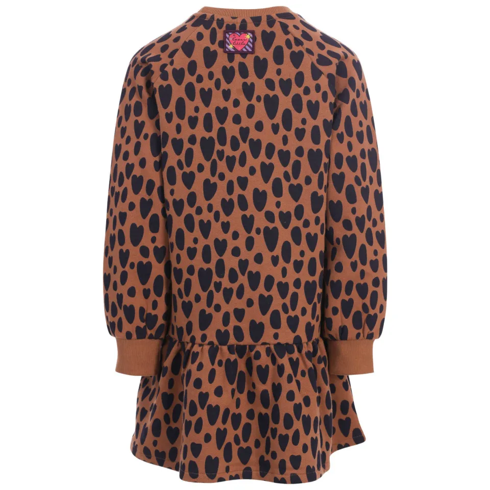 LOOXS little sweatjurk met panterprint bruin, foto 3