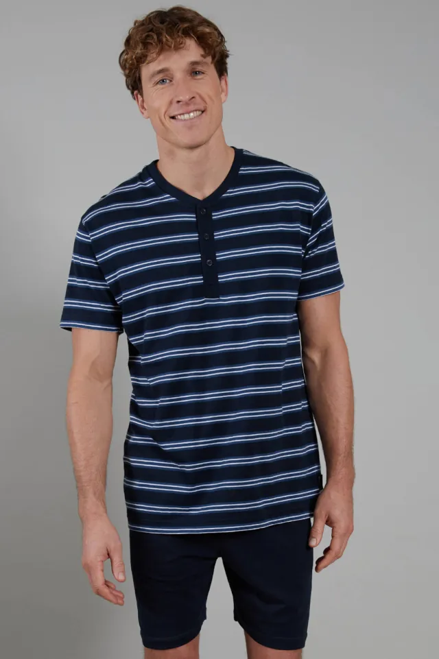 Ceceba shortama blauw Veelkleurig