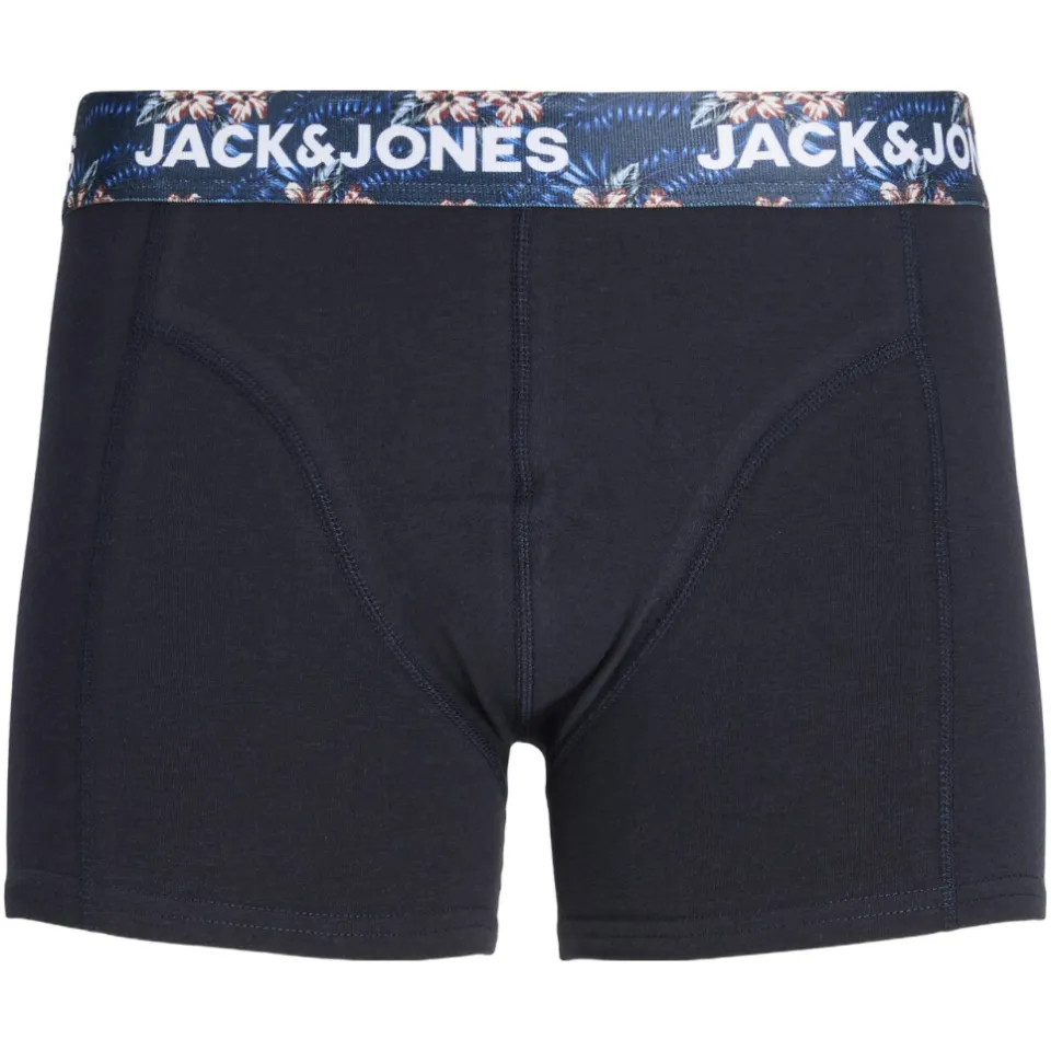 Jack & Jones boxershorts - zwart/donkerblauw (set van 3), foto 4