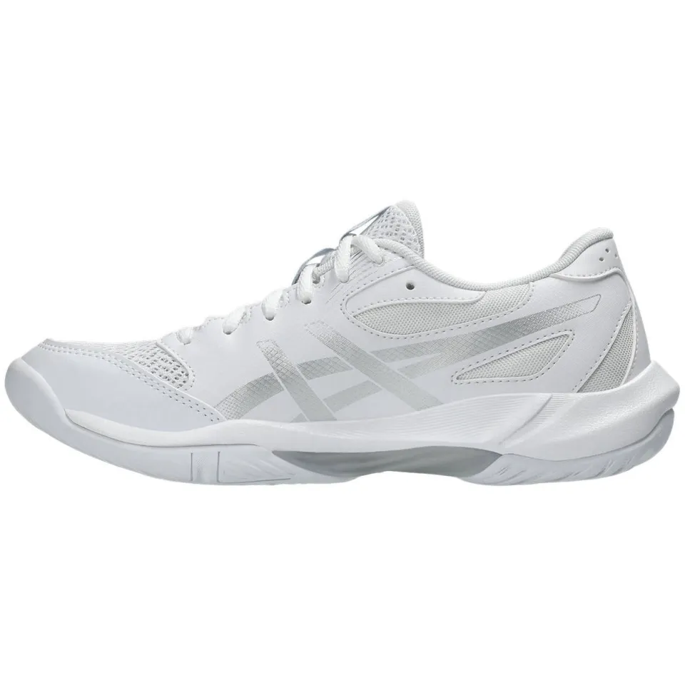 Asics Gel-Rocket 12 mesh sportschoenen - wit/zilvergrijs, foto 3