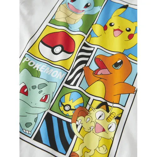 NAME IT Pokemon t-shirt wit met print, foto 4