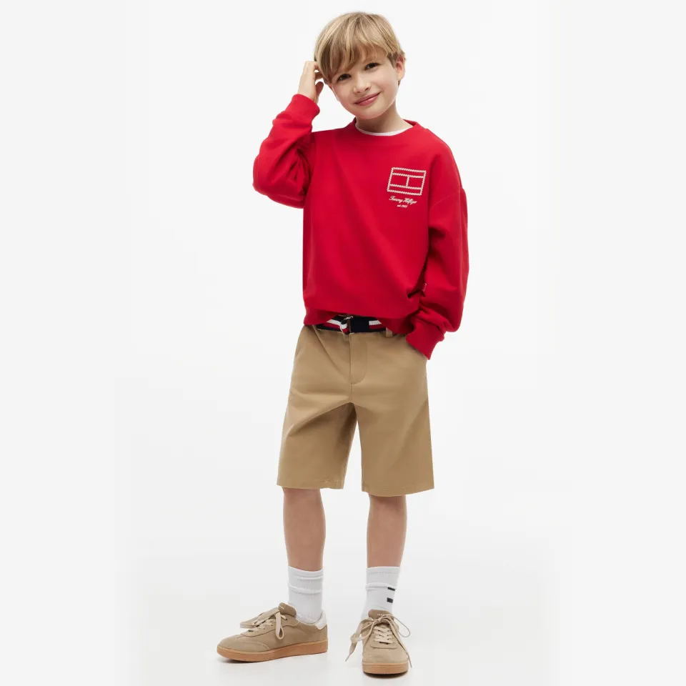 Tommy Hilfiger sweater met print - rood, foto 3