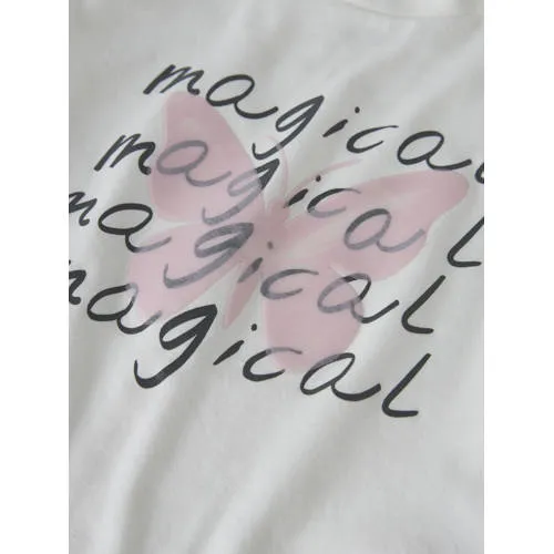 NAME IT MINI t-shirt wit met tekst, foto 2