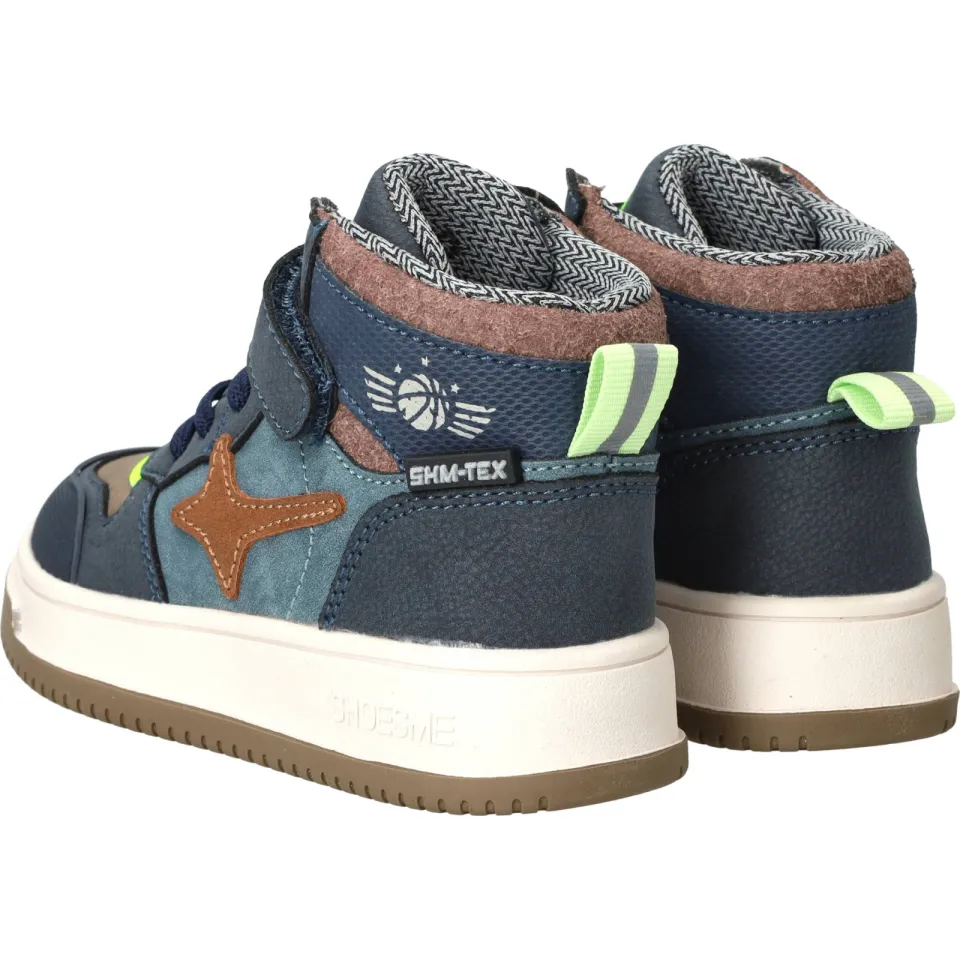 Shoesme hoge sneaker donkerblauw donkerblauw/groen, foto 5