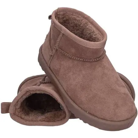 Braqeez warm suèdelook enkelboots - taupe, foto 3