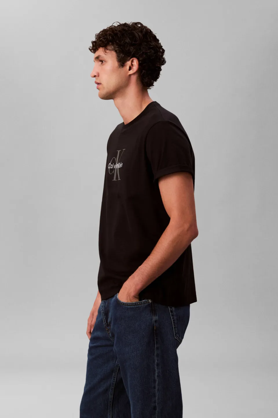 Calvin Klein JEANS oversized T-shirt zwart, foto 5