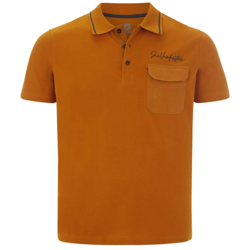 Jan Vanderstorm +FIT Collectie polo Plus Size STILTOR oranje, foto 2