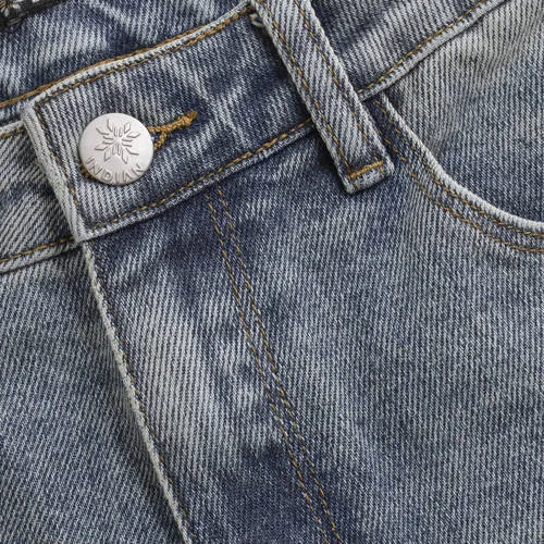 Indian Blue Jeans mom jeans light blue denim, foto 4