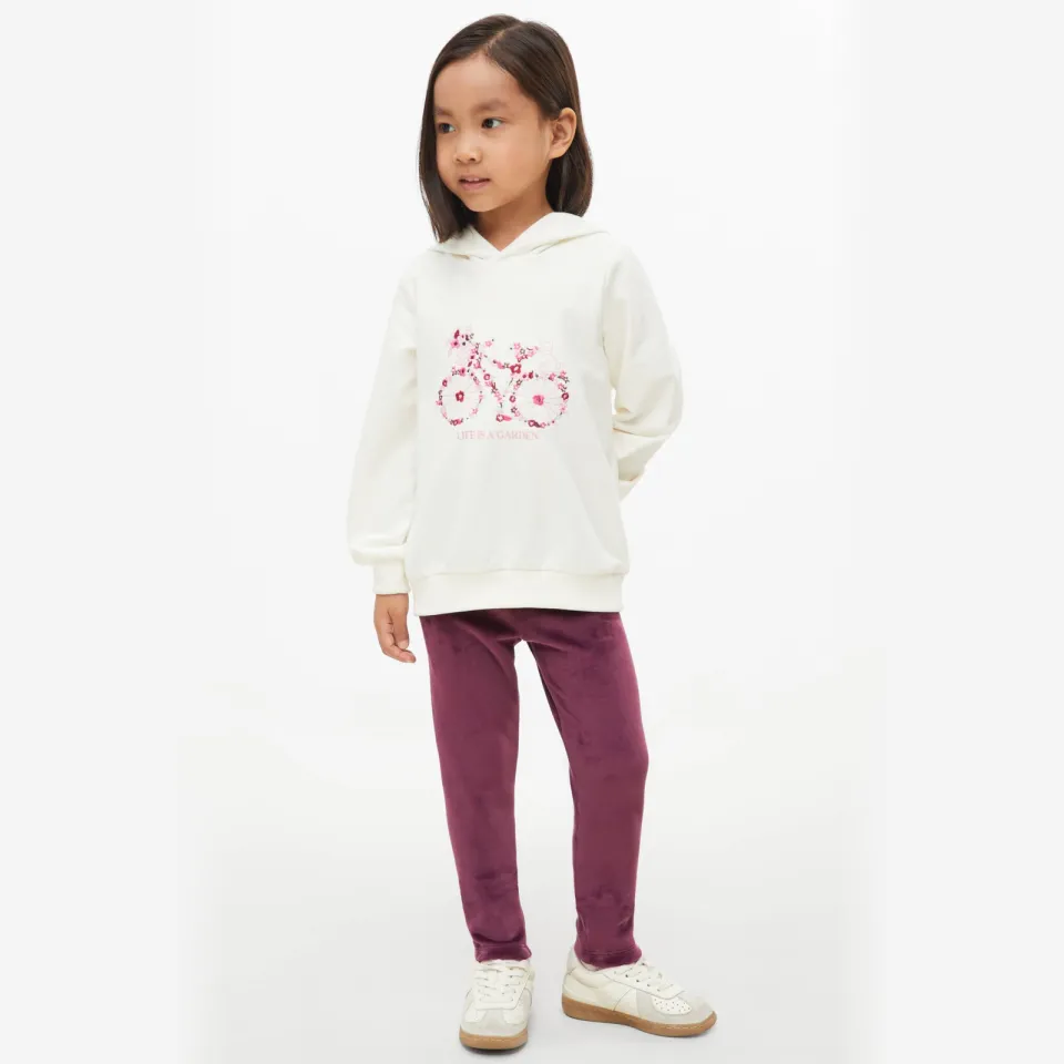 S.Oliver suède legging bordeauxrood, foto 3